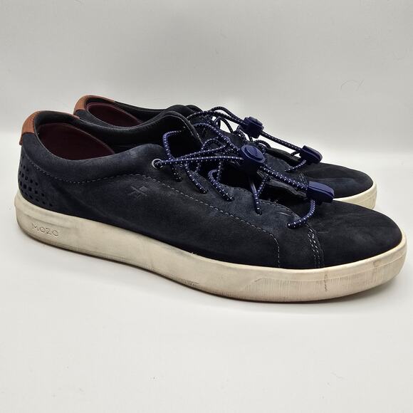 Mozo Mavi 2 Slip & Oil Resistant navy blue suede shoes women's 9 Shoes for Crews - Picture 1 of 9